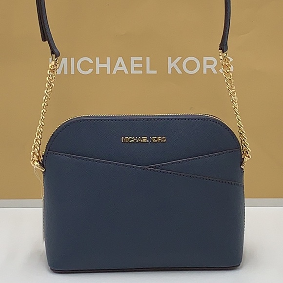 MICHAEL KORS JET SET TRAVEL DOME
XCROSS XBODY SAFFIANO LEATHER
NAVY COLOR - Picture 5 of 13